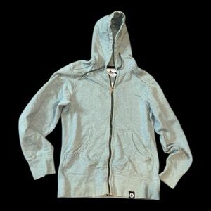 American Giant Full Zip Hoodie Sweatshirt Green Men M USA Made Cotton